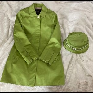 SOLD!! COACH Trench Coat and Matching Hat